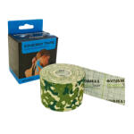  Kineziológiai tapasz mintás zöld (GYVKTMZ)