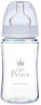 Canpol babies Láhev se širokým hrdlem Royal Baby 240 ml modrá (35-234_BLU)