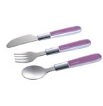  CANPOL BABIES Fém evőeszköz 3 db rózsaszín (9-477_PIN)