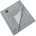  EKO Kasmír takaró szőrme béléssel Grey 100x80 cm (PLE-91-GREY)