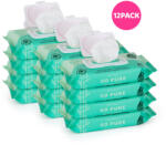  12x PETITE&MARS Nedves törlőkendő SO PURE bambusz, biológiailag lebomló, 56 db (305102)