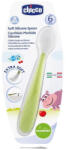 Chicco Szilikon puhány kanál zöld 6h+ (06828-51)