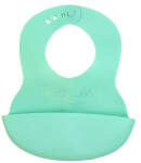  BABYONO Puha műanyag előke zsebbel BPA mentes sötétkék 6hó+ (835-03-BO)