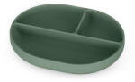  PETITE&MARS Szilikon osztott tányér, ovális Take&Match Misty Green 6m+ (717817)