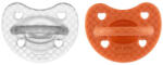  CHICCO Cumisüveg Physio Luxe narancs/szürke 16-36h, 2db (73035-31)