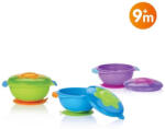 Nuby Tányér tapadókoronggal és fedővel 9 h+ (ID5322)