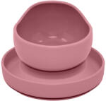  PETITE&MARS Szilikon 2 részes étkészlet TAKE&MATCH tányér + tál Dusty Pink 6hó+ (VP-F171135)