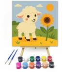  Cuki Bárányka a Napraforgóval - gyerek számfestő készlet
