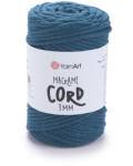  MACRAME CORD zsinór fonal, 3mm - Petrol kék - 789