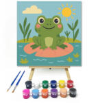  Vidám Béka a Tavirózsán - gyerek számfestő készlet