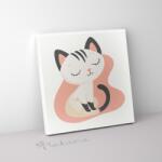 Makana Cicus- Gyerek számfestő készlet (20x20 cm keretre feszített)