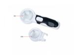 INSIZE Lupa cu 2 lentile INSIZE, marire 6x si 10x, cu iluminare LED (7522-610)