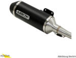 Arrow Exhaust Tobă finală ARROW Urban pentru Piaggio MP3 500 LT 2014-2016, Aluminiu închis (Dark)