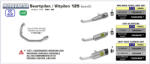 Arrow Exhaust Tobă finală ARROW Indy Race pentru Husqvarna Svartpilen / Vitpilen 125 2021-2023, Aluminiu închis (Dark)