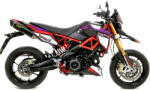 Arrow Exhaust Pereche de tobe finale ARROW Thunder pentru Aprilia DORSODURO 900 2017-2019, Aluminiu închis (Dark)