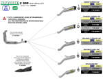 Arrow Exhaust Tobă finală ARROW Pro-Race pentru Kawasaki Z 900 2020-2024, Oțel închis (Dark)