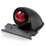 Stop LED moto SPARTO negru mat roșu