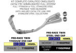 Arrow Exhaust Sistem complet de evacuare ARROW Pro-Race pentru Honda CB 650 R 2019-2023, Oțel închis (Dark)