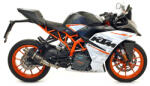 Arrow Exhaust Tobă finală ARROW GP2 pentru KTM DUKE 125 2017-2020, Oțel închis (Dark)