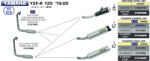Arrow Exhaust Tobă finală ARROW Thunder pentru Yamaha MT 125 2020+, Aluminiu - brsmoto - 1 731,00 RON