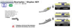 Arrow Exhaust Tobă finală ARROW Pro-Race pentru Husqvarna Svartpilen / Vitpilen 401 2018-2019, Oțel inoxidabil