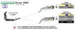 Arrow Exhaust Tobă finală ARROW Race-Tech pentru Kawasaki VERSYS 1000 2019-2020, Oțel închis (Dark)