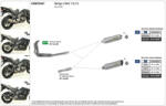 Arrow Exhaust Tobă finală ARROW Race-Tech pentru Kawasaki VERSYS 1000 2012-2016, Aluminiu