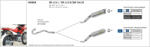 Arrow Exhaust Tobă finală ARROW Off-Road Thunder pentru Honda XR 125 L 2004-2005, Aluminiu