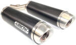 Arrow Exhaust Pereche de tobe finale ARROW Thunder pentru Kawasaki Z 1000 2010-2020, Aluminiu închis (Dark) - brsmoto - 4 577,00 RON