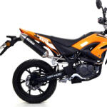 Arrow Exhaust Tobă finală ARROW Off-Road Thunder pentru KSR Moto TW 125 SM 2017-2020, Oțel închis (Dark)