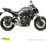 Arrow Exhaust Tobă finală ARROW Thunder pentru Yamaha TRACER 7 2021-2024, Carbon