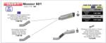 Arrow Exhaust Tobă finală ARROW Race-Tech pentru Ducati Monster 821 2018-2020, Titan