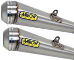 Arrow Exhaust Pereche de tobe finale ARROW Pro-Racing pentru Triumph BONNEVILLE T100 2017-2020, Oțel inoxidabil