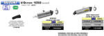 Arrow Exhaust Tobă finală ARROW Sonora pentru Suzuki V-STROM 1050 2020-2024, Titan
