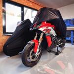  Husa moto de interior FLEXX XL - Protecție premium Stretch-Fit și antistatică