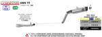 Arrow Exhaust Tobă finală ARROW Indy Race pentru Moto Guzzi V85 TT 2019-2023, Aluminiu închis (Dark)