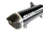 Arrow Exhaust Tobă finală ARROW Race-Tech pentru Peugeot METROPOLIS 400 2013-2016, Aluminiu închis (Dark)