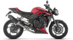 Arrow Exhaust Sistem complet de evacuare ARROW Veloce pentru Triumph STREET TRIPLE 765 RS 2023-2024, Aluminiu închis (Dark)