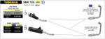 Arrow Exhaust Tobă finală ARROW Rebel pentru Yamaha XSR 125 2021-2024, Oțel închis (Dark) - brsmoto - 2 952,00 RON