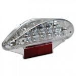  Stop LED Moto SUPERBIKE2 cu Iluminare Număr și Reflector - E-Omologat