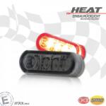  Stop LED moto încastrat HEAT fumuriu