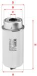 SOFIMA Filtru combustibil SOFIMA S 4432 NR (S 4432 NR) - fixbox