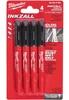 Milwaukee INKZALL Jelölő filc 0, 6mm hegyű Fekete (4db/cs) 48223154 (48223154) - daniella
