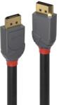 Lindy LNY-36481 : : Кабел DisplayPort 1.4 Anthra Line, M-M, 8K, черен, 1.0 м