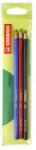 STABILO 3db-os piros, kék, zöld színű színes ceruza (HU979/3EP) (HU979/3EP)