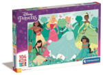 Clementoni SuperColor - Disney Hercegnők 2 maxi puzzle 104 db-os (23767)