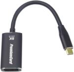 PremiumCord USB 3.0 Type C DisplayPort 1.4 Átalakító Fekete 15cm ku31dp10 (ku31dp10)
