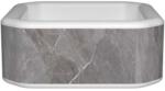 Pontaqua Avenli Bergen2025 szürke márvány mintás masszázsmedence 170 x 170 x 70 cm (HMC_213)