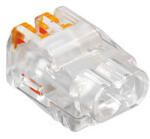 OBO Vezeték összekötő 2x 0, 2-2, 5mm2 univerzális, átlátszó OBO 2054450 (61 225 FL) (2054450)