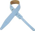Levy's MG317LL-LTB Gitárpánt. hasított bõr, 6cm széles, 140cm hosszú, világoskék (MG317LL-LTB)